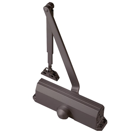 Norton Co Tri-Packed Door Closer, Size 3, Backcheck, Medium Bronze Painted 1603BC 694